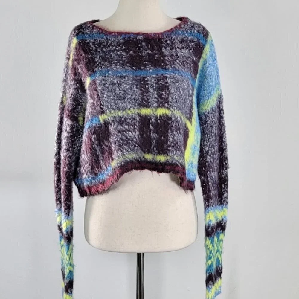 NWT FREE PEOPLE Emerson Pullover Crop Sweater